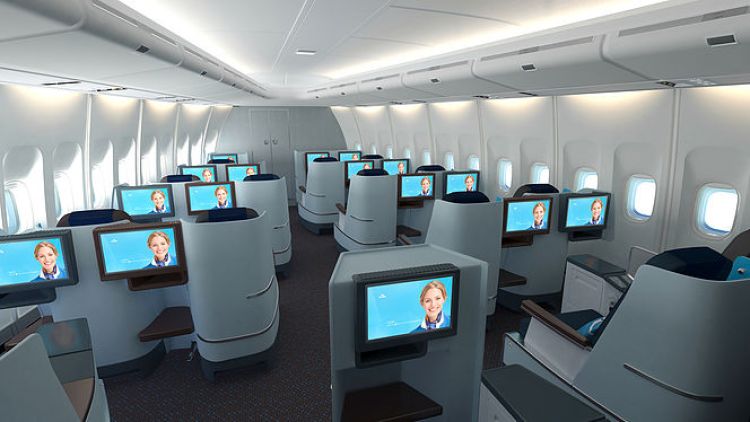 KLM Boeing 747 Business Class