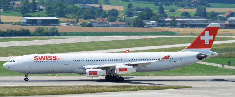 Swiss Airbus A340-3