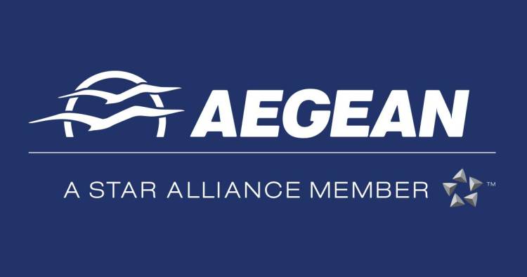 Aegean Airlines Logo - Star Alliance Member